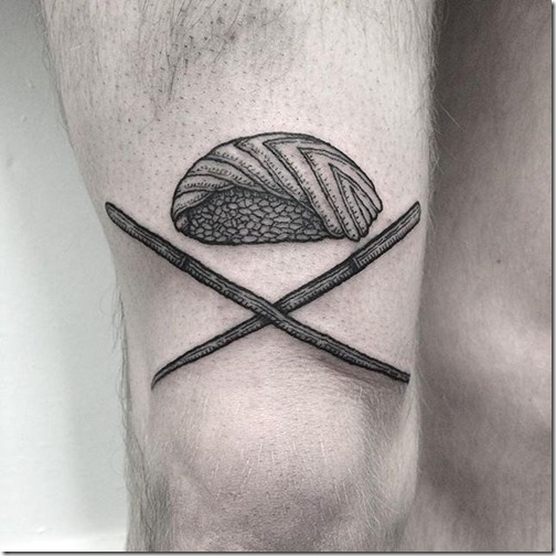 Tattoos for lovers of meals and gastronomy