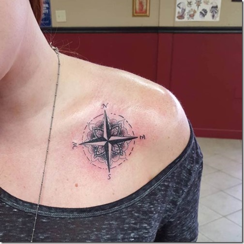 Unbelievable Friggin Compass Tattoos