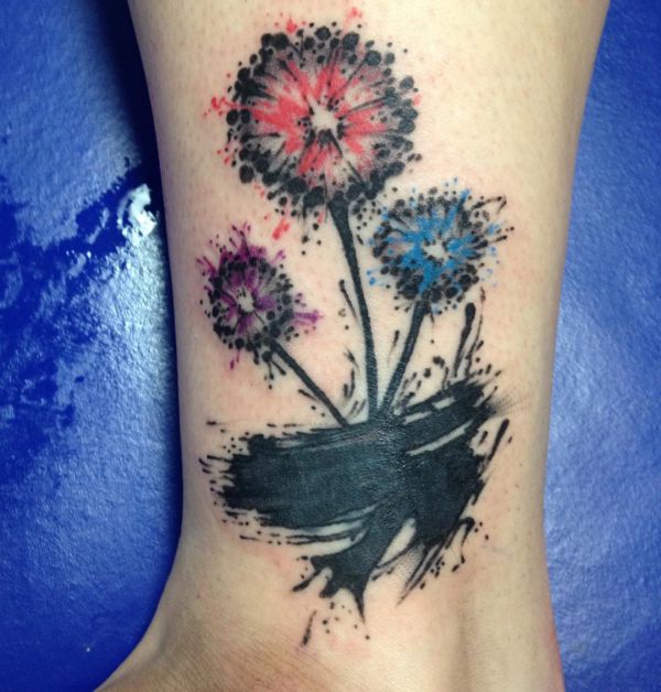 Dandelion (dandelion) tattoo - that means and 20 cool designs