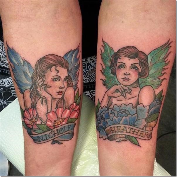 Lovely and galvanizing fairy tattoos