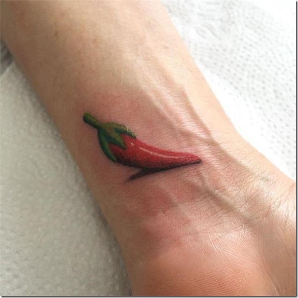 Inventive and provoking pepper tattoos