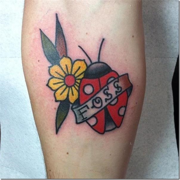 Ladybug tattoos