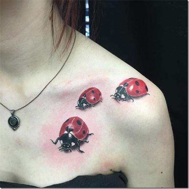 Ladybug tattoos