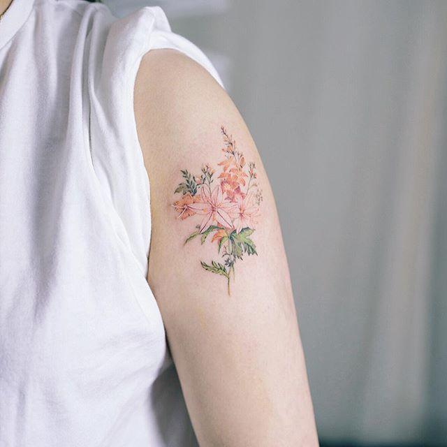 130 Feminine Tattoos on Arm