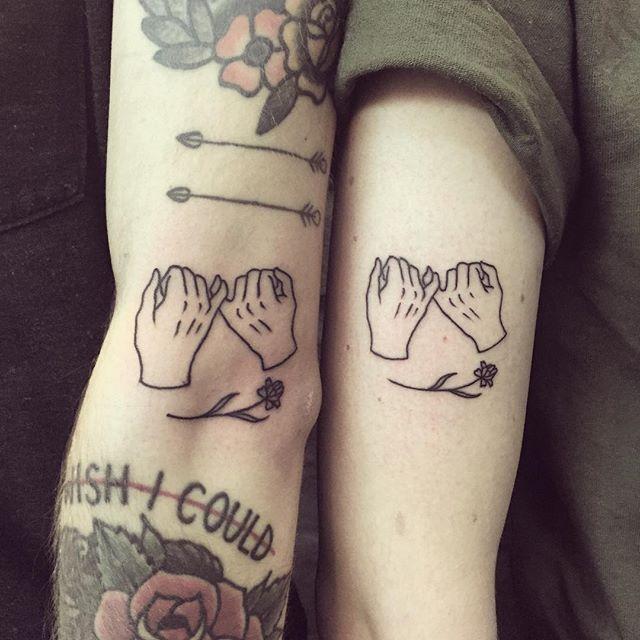 80 Tattoos of friendship for many who share confidences