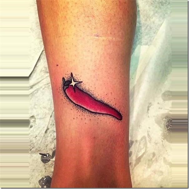 Inventive and provoking pepper tattoos