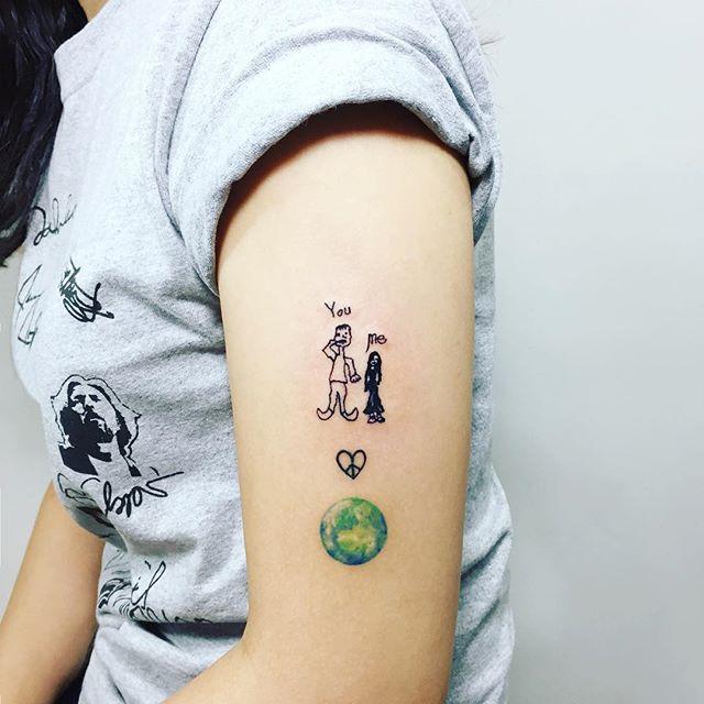 130 Feminine Tattoos on Arm