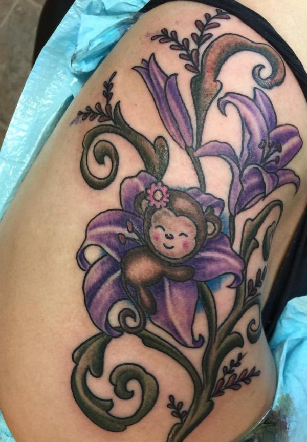 29 monkey tattoo concepts: footage and meanings