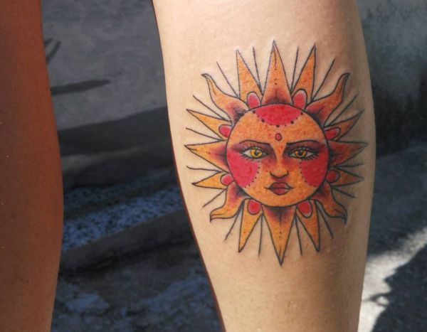 Solar Tattoos - 25 Concepts, Which means & Tattoo Designs