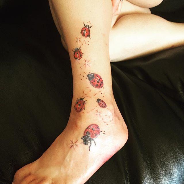 50 Tattoos of Ladybugs