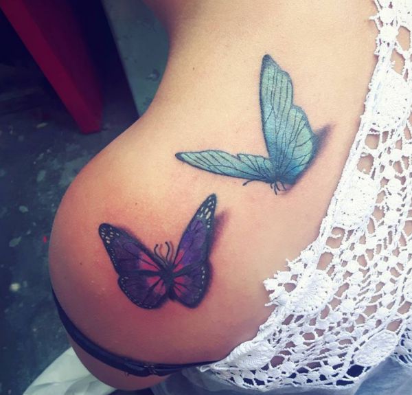 Butterfly Tattoo Designs with Meanings - 40 Concepts