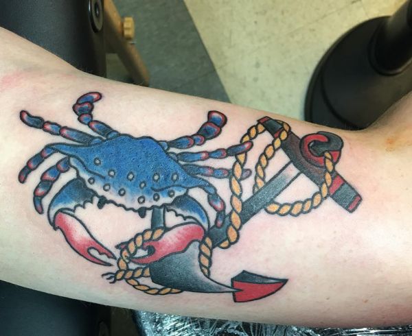 The crab tattoo - designs and meanings