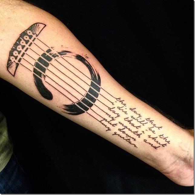 55 music tattoos and declare your love