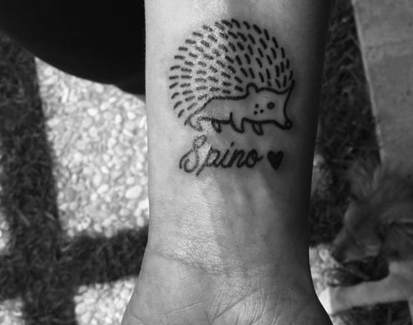 Hedgehog tattoo designs with meanings - 20 concepts