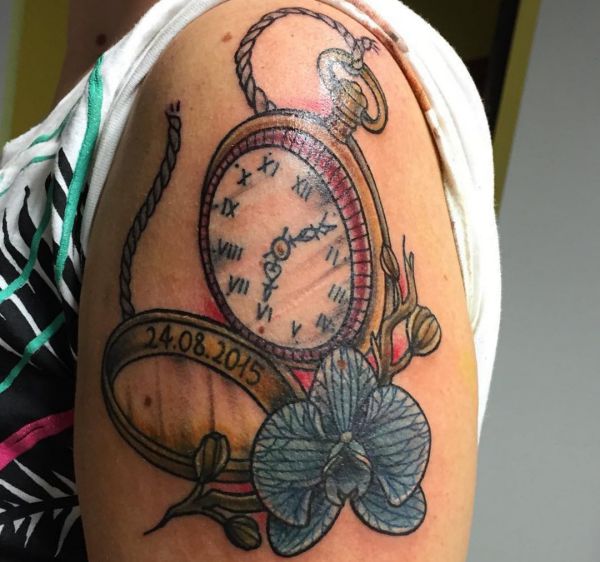 Watch Tattoos: 25 Concepts, Meanings, Photos and Designs