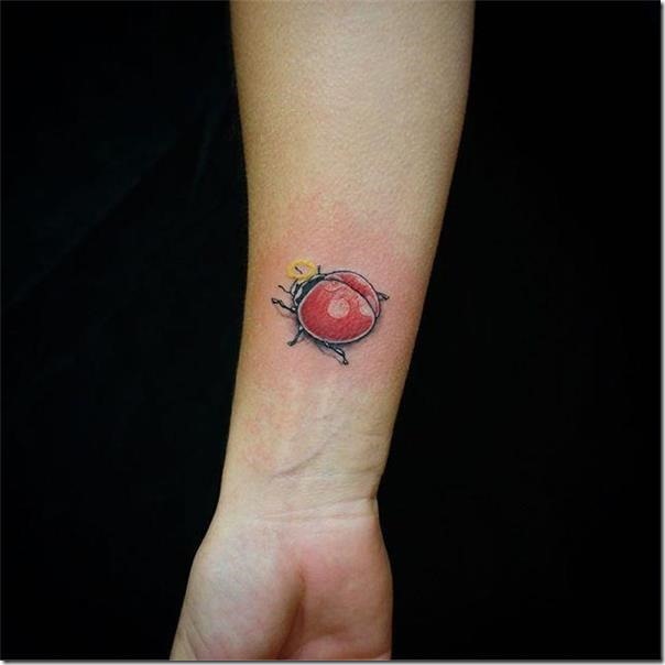 Ladybug tattoos