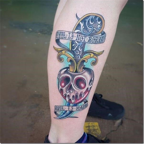 Males's Tattoos on the Leg (finest pictures!)