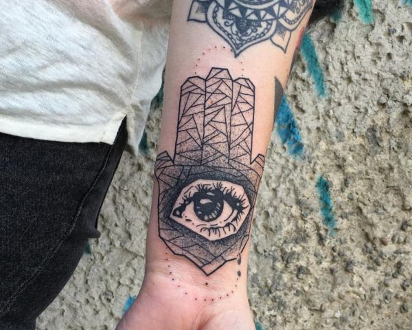 Hamsa (The Hand of Fatima) Tattoo - Which means & 30 Concepts