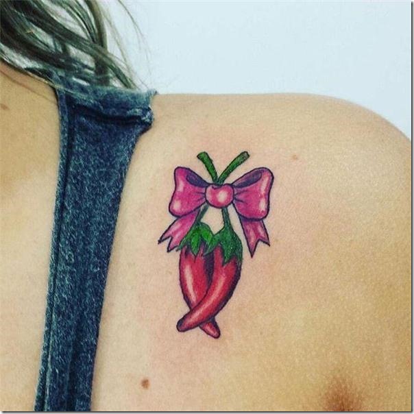 Inventive and provoking pepper tattoos