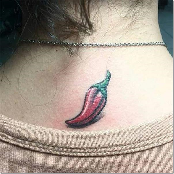 Inventive and provoking pepper tattoos