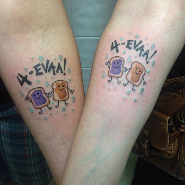 80 Tattoos of friendship for many who share confidences