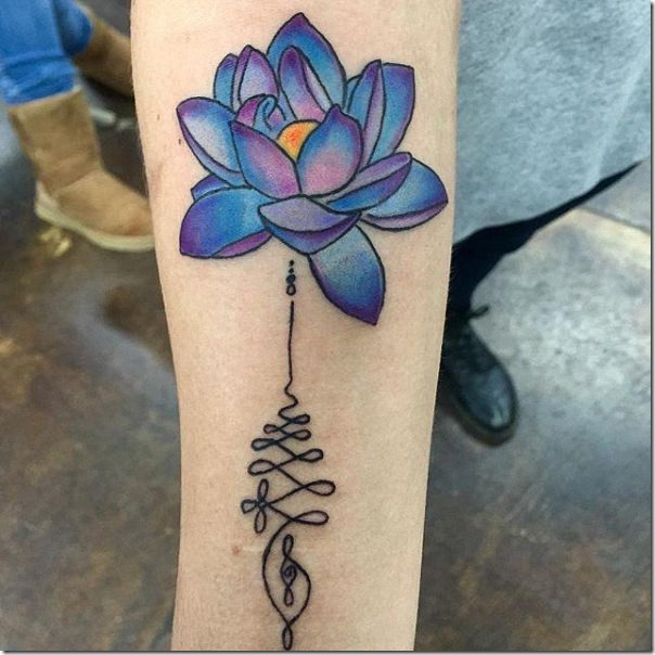 Stunning and provoking lotus flower tattoos