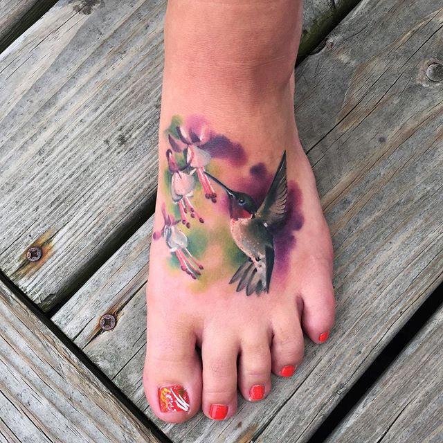 100 Tattoos on the Foot - Stunning and Inspiring Photographs