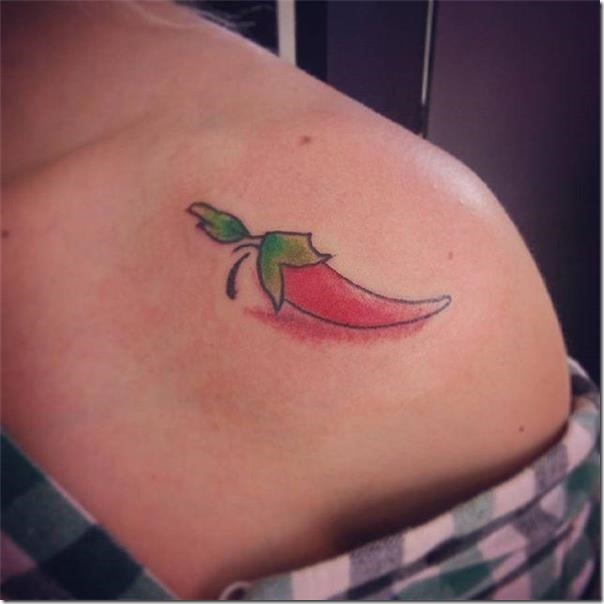 Inventive and provoking pepper tattoos