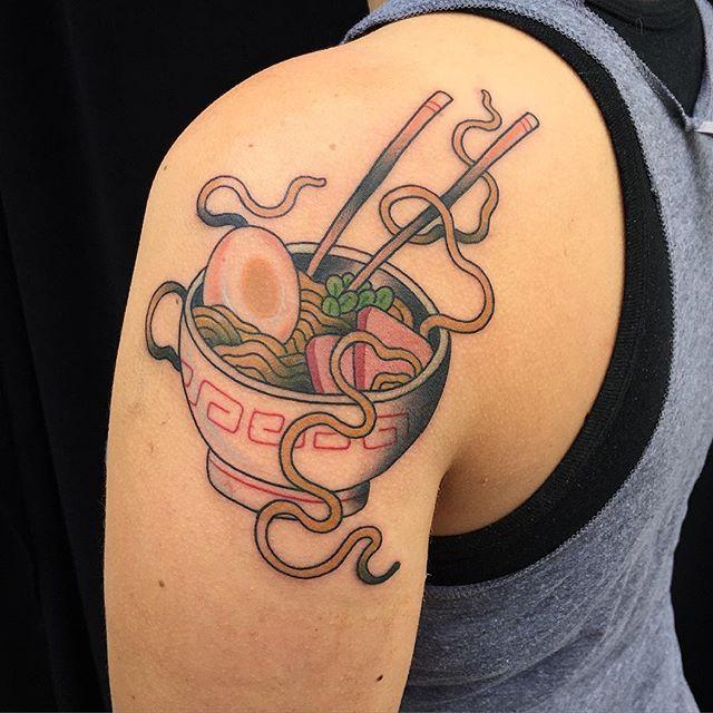 65 Tattoos for Meals and Gastronomy Lovers