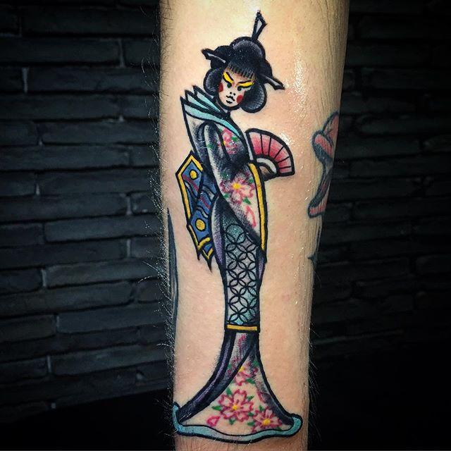 65 Stunning and Inspiring Geisha Tattoos