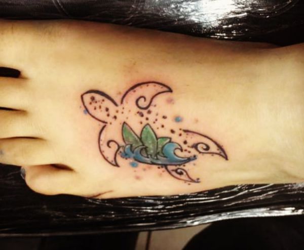 25 turtles tattoo concepts: photos and meanings