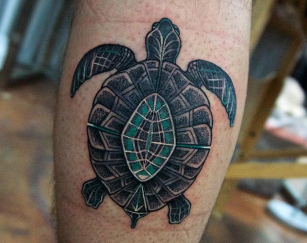 25 turtles tattoo concepts: photos and meanings