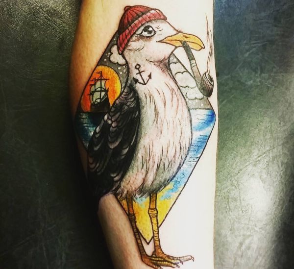 17 seagull tattoos and the meanings
