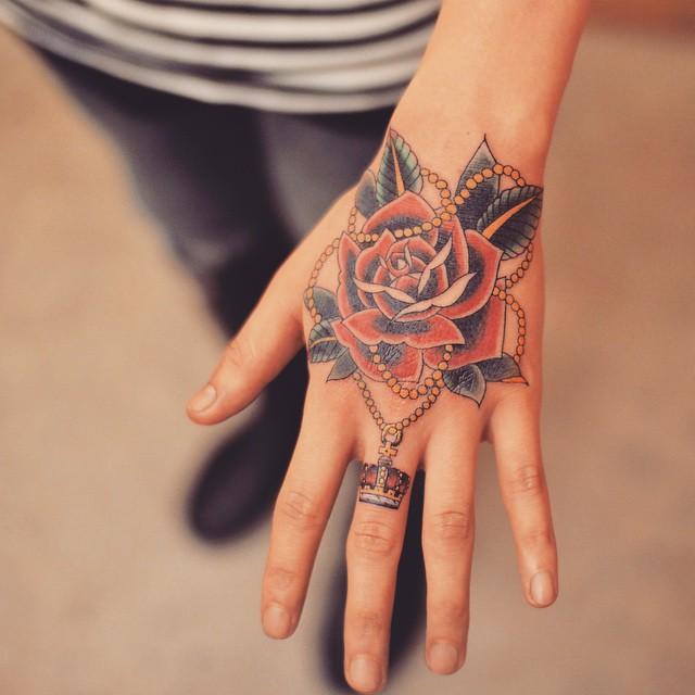 80 Tattoos on the Lovely Hand (the most effective images!)