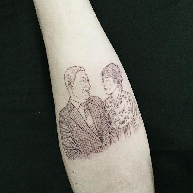 85 Household tattoos representing the union of family members