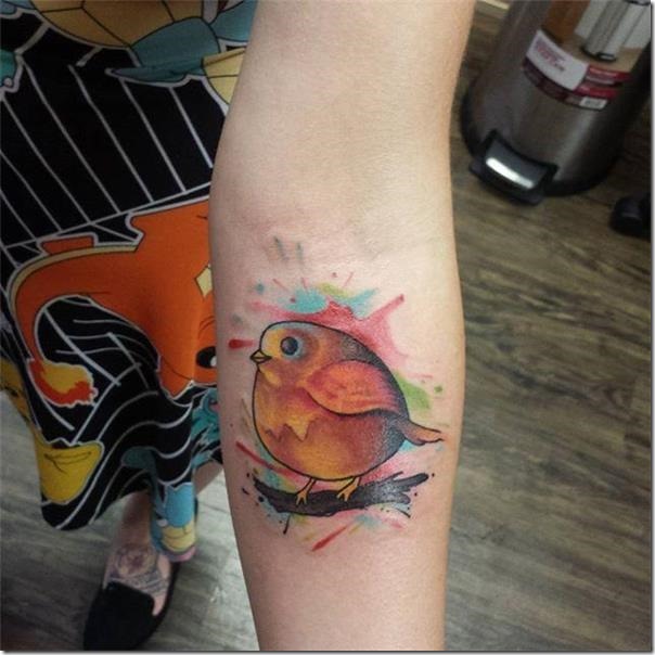 Lovely and provoking chicken tattoos