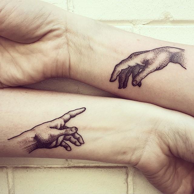 80 Tattoos of friendship for many who share confidences