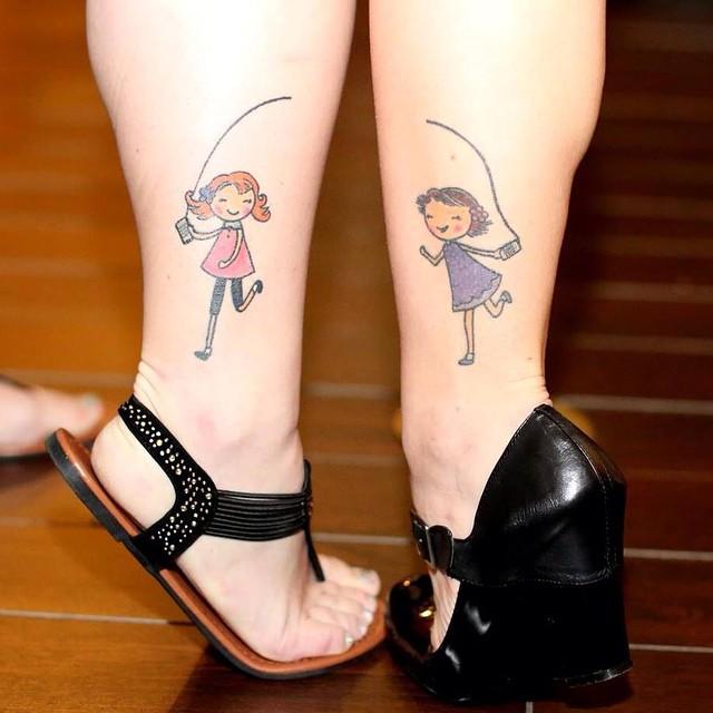 80 Tattoos of friendship for many who share confidences