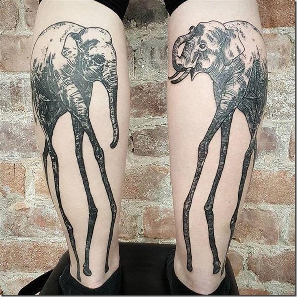 Males's Tattoos on the Leg (finest pictures!)