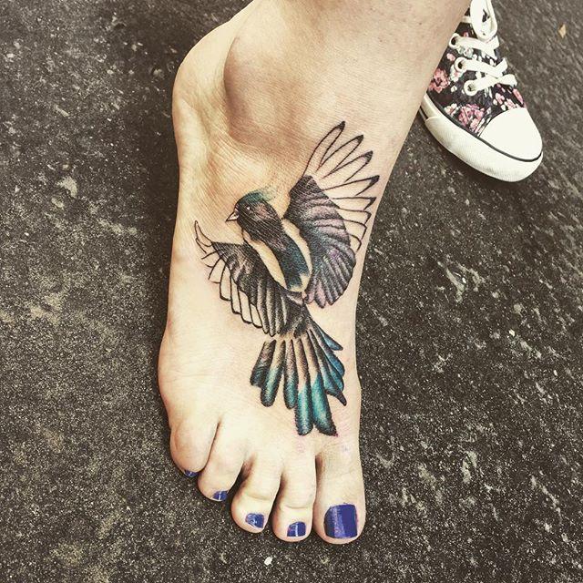 100 Tattoos on the Foot - Stunning and Inspiring Photographs