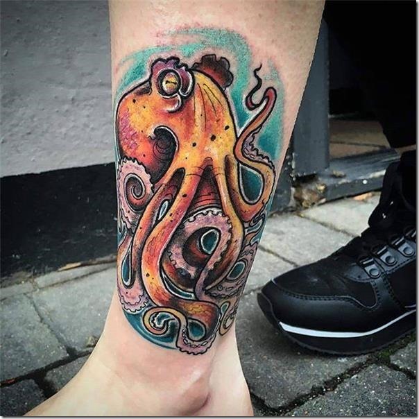 Males's Tattoos on the Leg (finest pictures!)