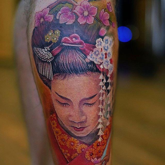 65 Stunning and Inspiring Geisha Tattoos