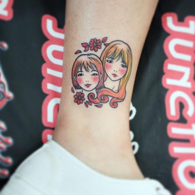 80 Tattoos of friendship for many who share confidences