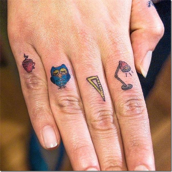 Finger Tattoos - Stunning and Inventive Fashions