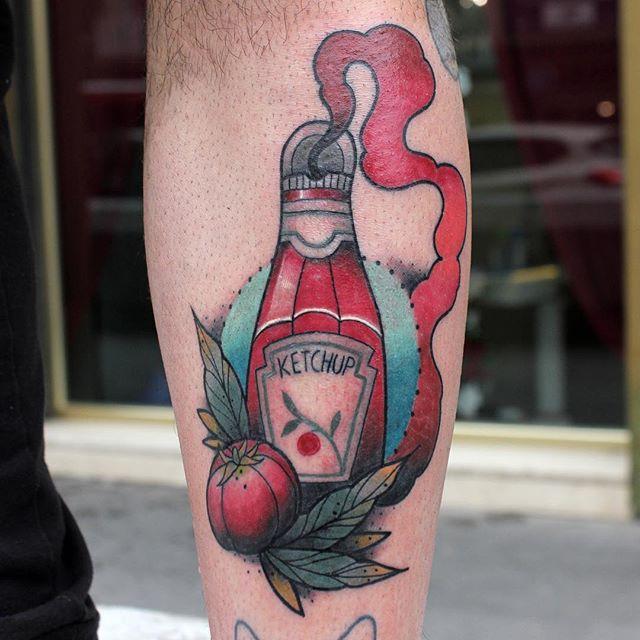 65 Tattoos for Meals and Gastronomy Lovers