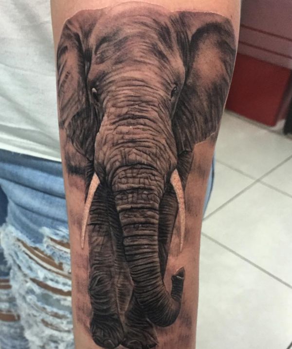 30 excellent elephant tattoos and their that means