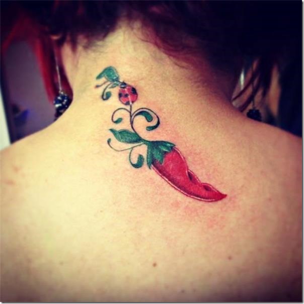 Inventive and provoking pepper tattoos