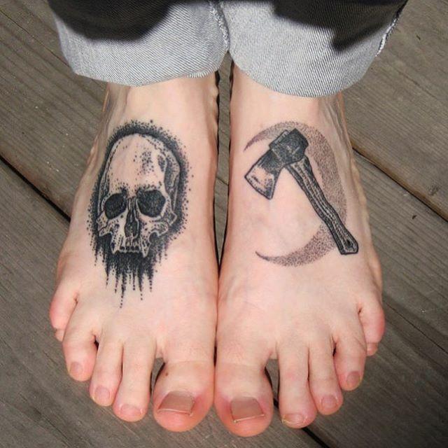 100 Tattoos on the Foot - Stunning and Inspiring Photographs