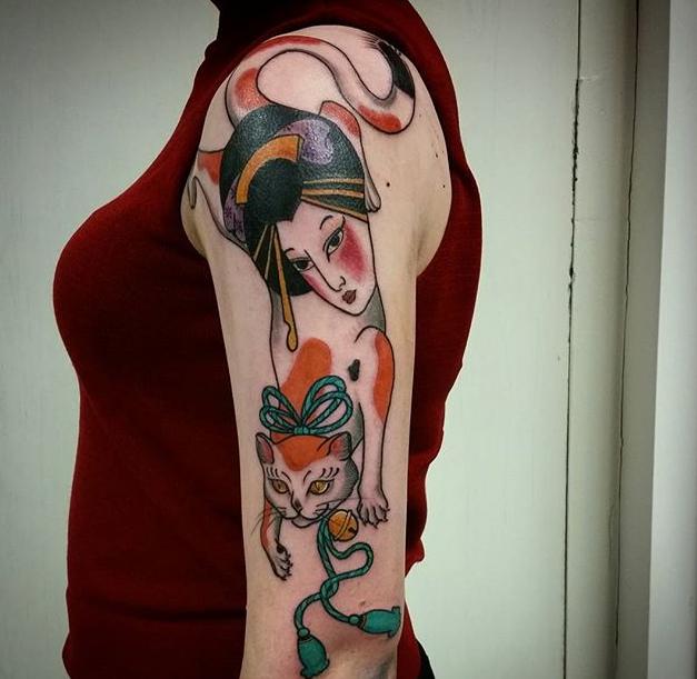 65 Stunning and Inspiring Geisha Tattoos