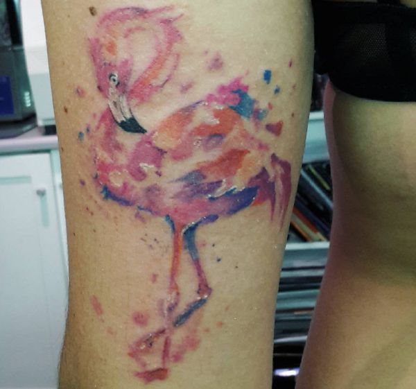 11 totally different lovely flamingo tattoos and their meanings